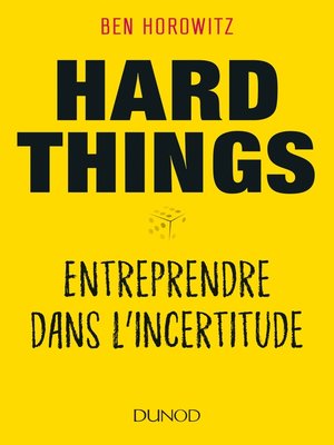 cover image of Hard Things